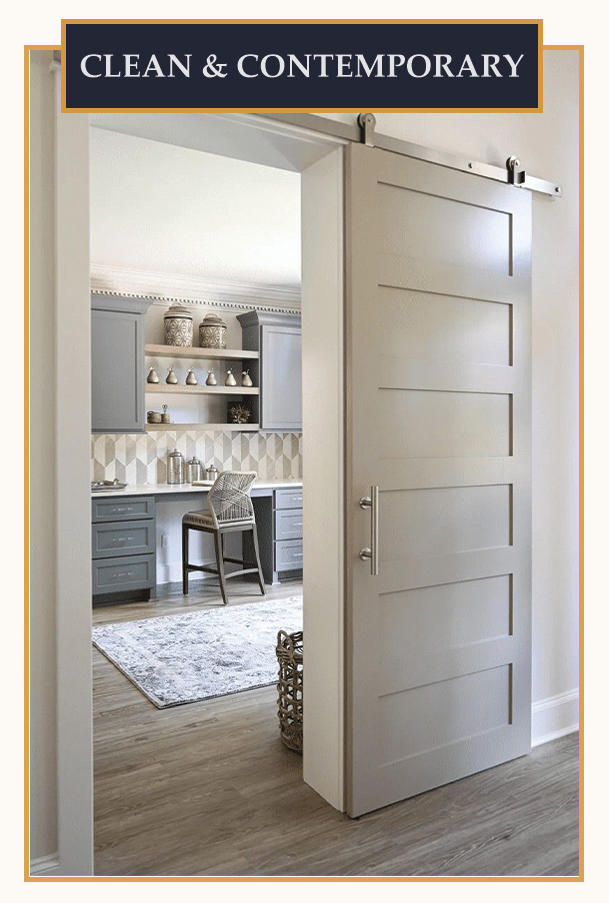 Beautiful Form & Function with Barn Doors — illustration 4